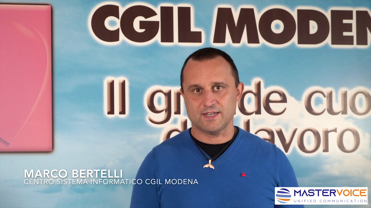 Video testimonianza CGIL Modena su MasterVoice